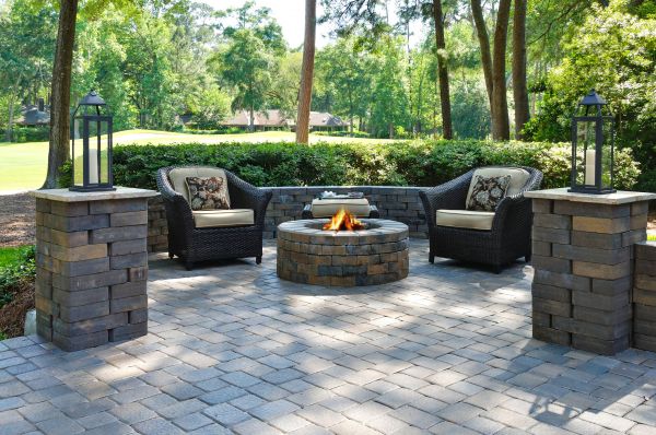 Fire Pit Installation in Monument