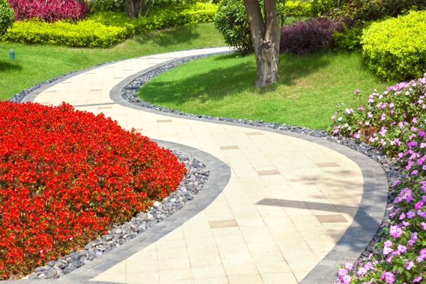 Garden Walkway Installation in Monument