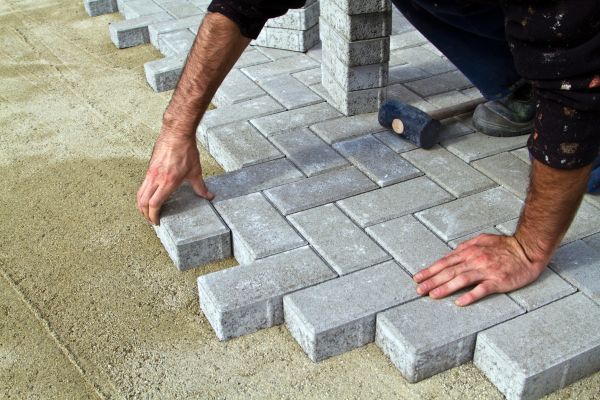 Concrete Paver Installation in Monument