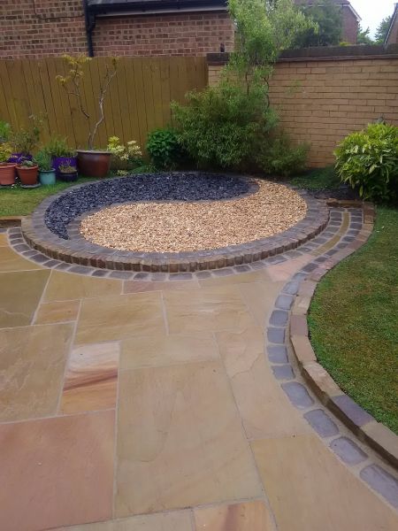 Sandstone Patio Installation in Monument