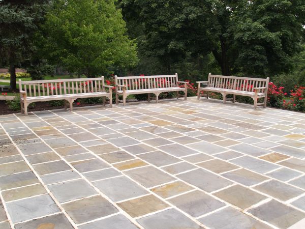 Slate Patio Installation in Monument